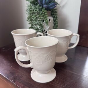 3 Pioneer Woman Cowgirl Lace 14oz Mugs